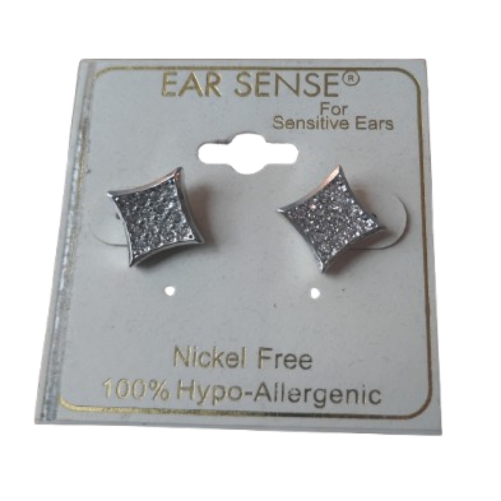 Ear Sense Silver Hypoallergenic Earrings
